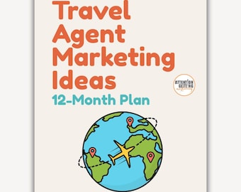 Travel Agency Marketing Plan, Travel Agent Digital Marketing Plan, Travel Business Strategic Marketing Plan, Marketing Ideas Small Business