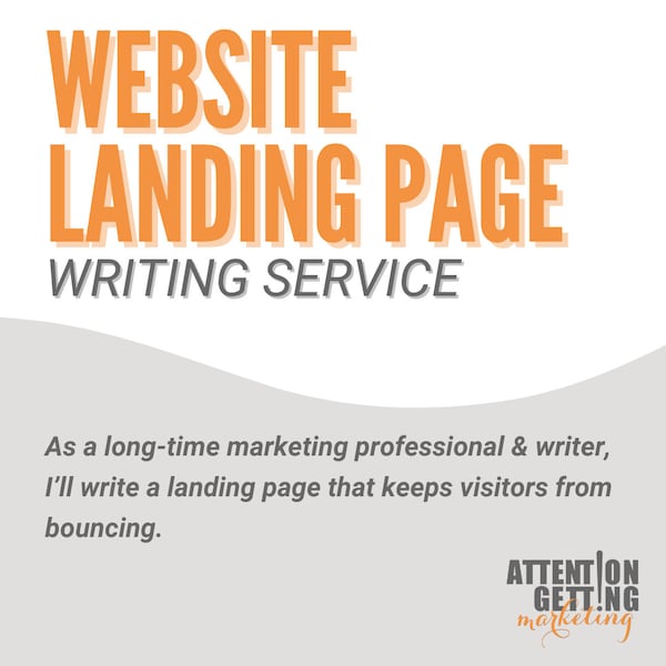 Website Landing Page, Website Writer, Website Homepage Writing, Freehand Marketing Writer Writing Service