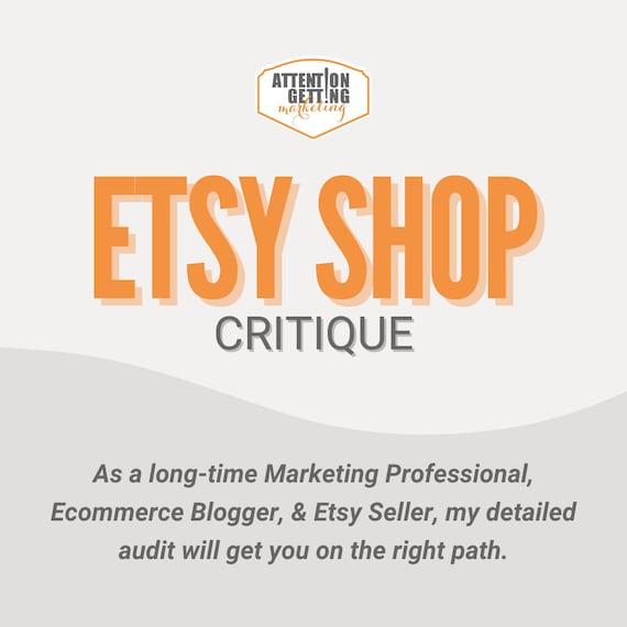Etsy Shop Critique Consultation, How to Sell on Etsy Shop Review, Etsy Shop Coach, Etsy SEO Help, Business Coaching Etsy Sellers