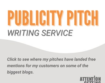 Publicity Pitch Writing Services Marketing Service Media Kit Influencer Marketing Sponsorship Proposal Freelance Writer PR Pitch