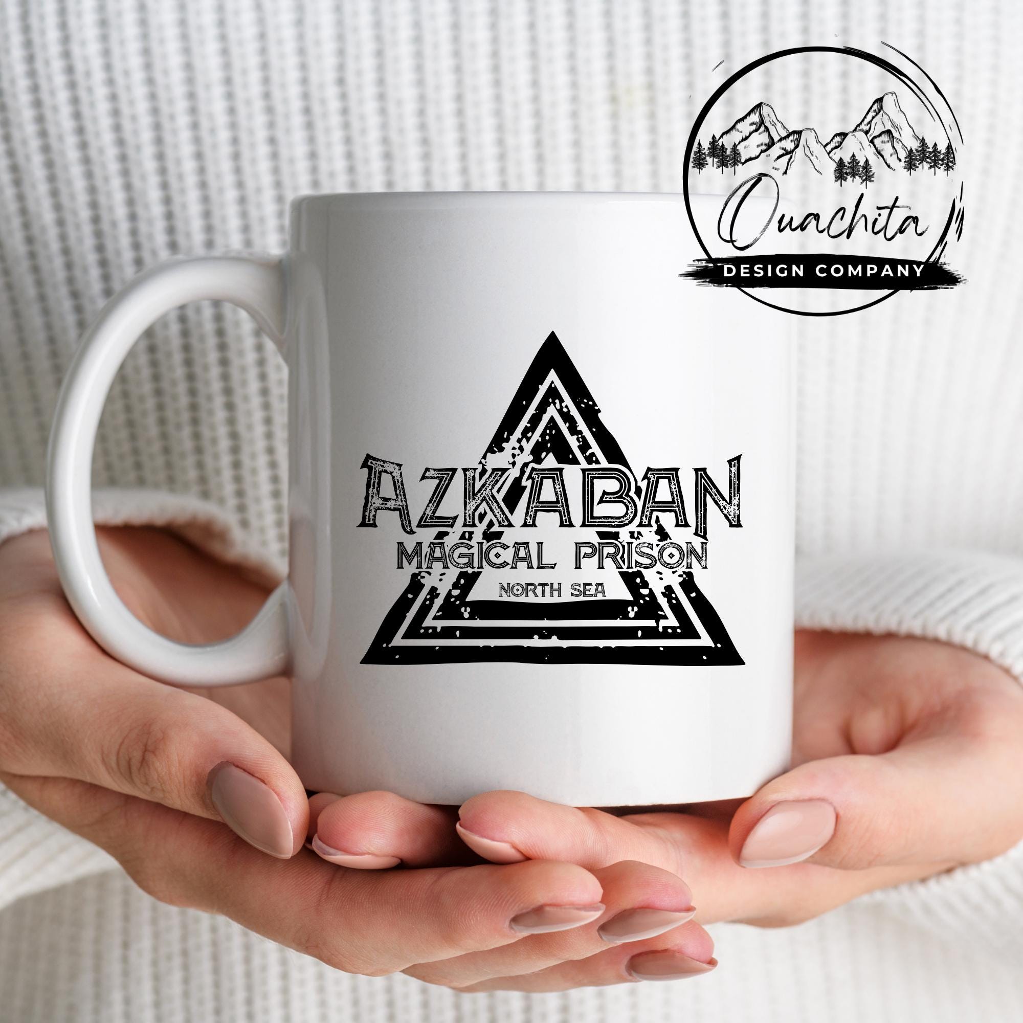 Azkaban Magical Dark Wizard Prison Logo SVG PNG | Magical Jail Emblem ...