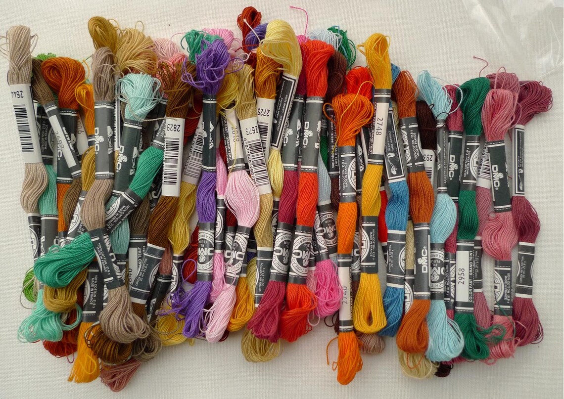 DMC fil fleur DMC floss flower thread 50x Etsy