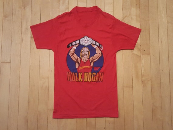RARE 80s Hulk Hogan Tee, 1985, WWF, Hulkamania, Si