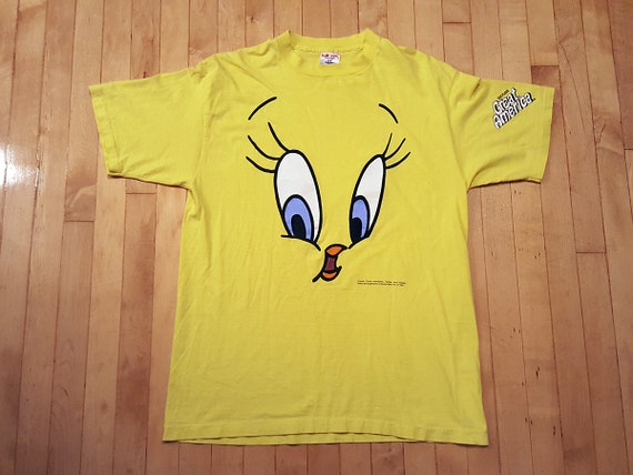 yellow tweety bird sweatshirt