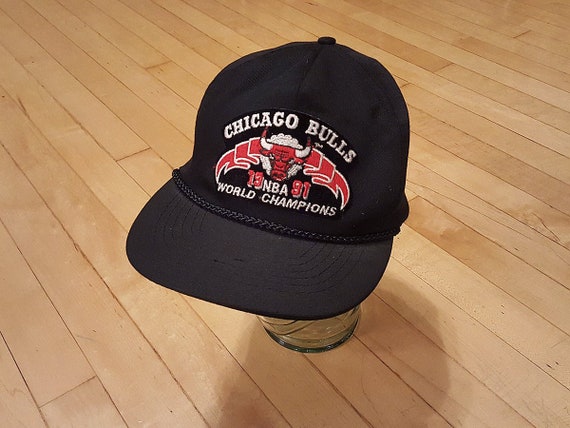 bulls 1991 championship hat