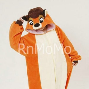 KIGURUMI Cosplay Romper Charactor animal Hooded PJS Pajamas Pyjamas Xmas gift  Adult  Costume sloth  outfit Sleepwear  bambi
