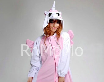 Cosplay Romper Charactor animal Hooded Night clothes Pajamas Pyjamas Costume sloth  outfit Sleepwear pink unicorn