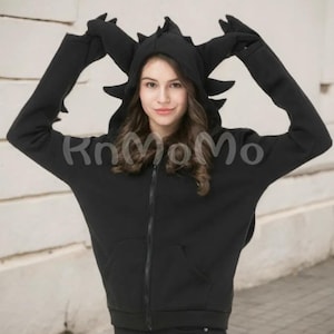 KIGURUMI Cosplay  Charactor animal Hooded  hoody coat jumper Adult Costume outfit hoodies Sweatshirt jacket Zip Up