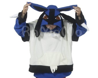 lucario hoodie with ears