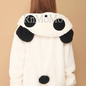 Panda hoodie  KIGURUMI Cosplay  Charactor animal Hooded  Pajamas Pyjamas Xmas gift Adult  Costume outfit  hoodies