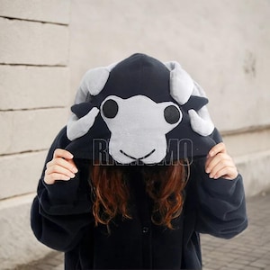 KIGURUMI Cosplay Romper Charactor animal Hooded Nightclothes Pajamas Pyjamas Costume sloth  outfit Sleepwear Bighorns sheep
