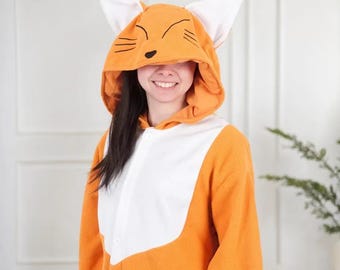 KIGURUMI Cosplay Romper Charactor Animal Hooded Night Adult