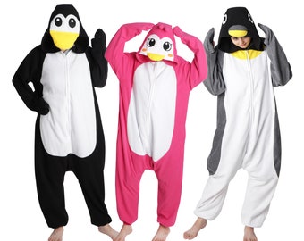 Pijama con capucha de pingüino KIGURUMI personalizado para cosplay