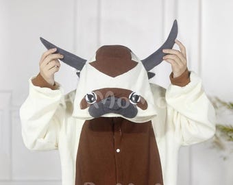 KIGURUMI Cosplay Romper Charactor animal Hooded PJS Pajamas Pyjamas Xmas gift Adult Costume sloth outfit Sleepwear cattle