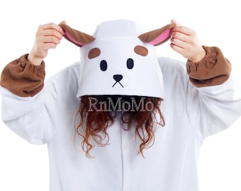 KIGURUMI Cosplay Romper Charactor animal Hooded Nightclothes Pajamas Pyjamas Costume sloth  outfit Sleepwear Puppycat