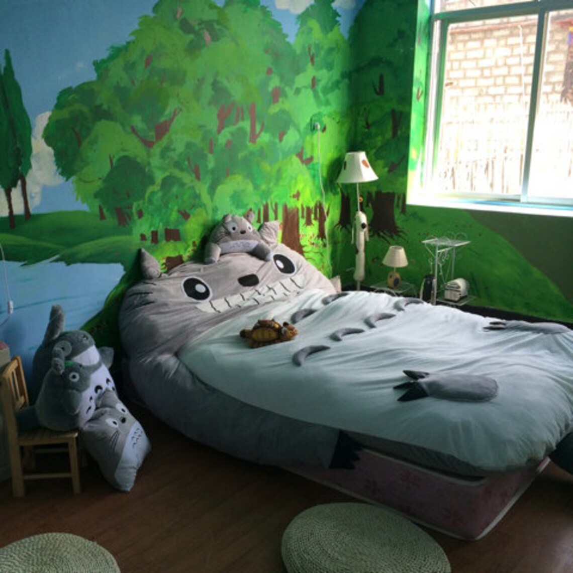 Totoro Bett Sofa Totoro Doppelbett Totoro Schlafsack schnellen Etsy