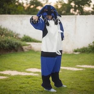 KIGURUMI Cosplay Romper Charactor animal Hooded PJS Pajamas Pyjamas Xmas gift Adult  Costume sloth  outfit Sleepwear DOG
