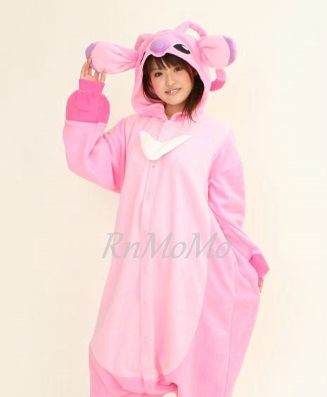 Kigurumi Stitch Bordado Plush Pijama Disfraz Stock - $ 1.400,00 en