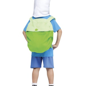 Adventure Time Finn Hat Backpack Set bag jake costume Cap halloween cosplay image 2