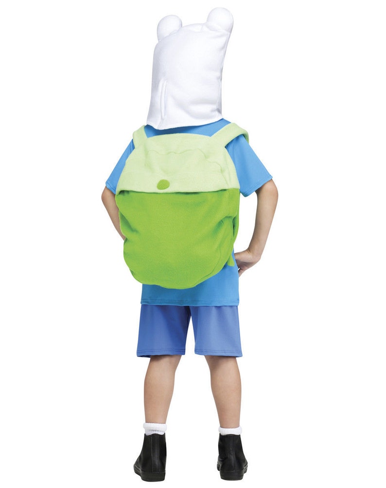 Adventure Time Finn Hat Backpack Set bag jake costume Cap halloween cosplay image 2