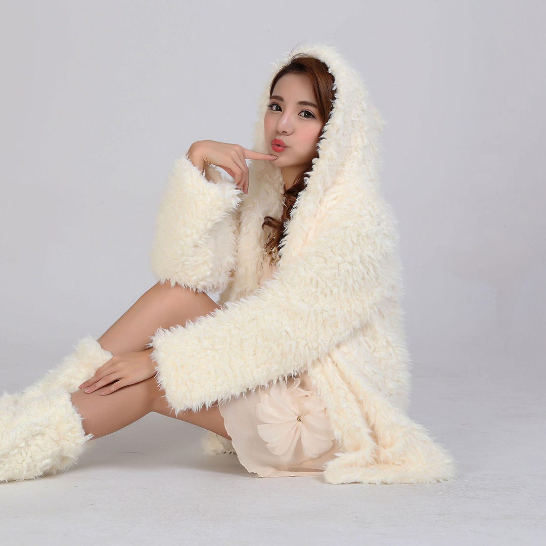 INVERNO Teddy principessa Orsetto Orecchie Morbida Pelliccia