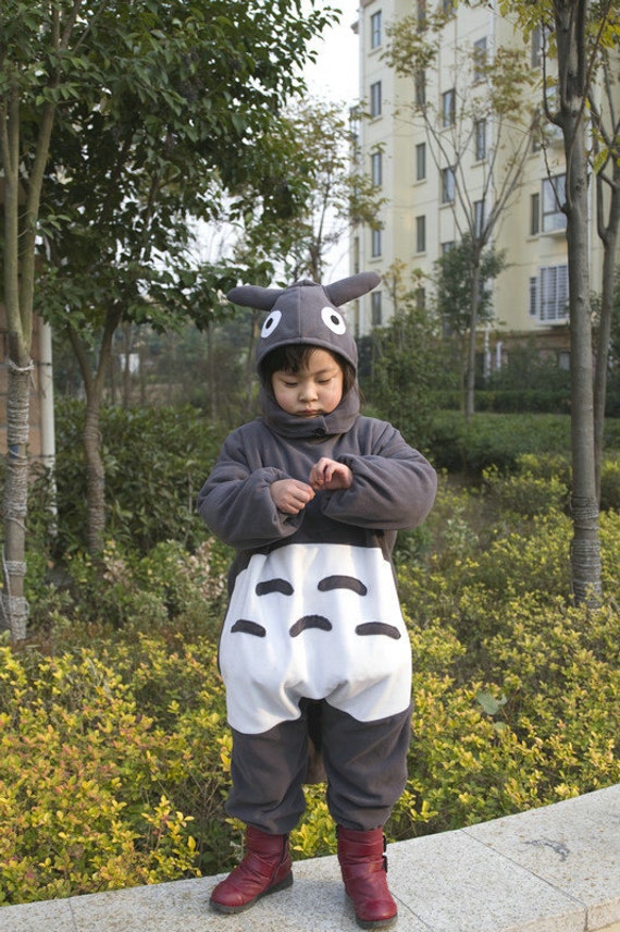 KIGURUMI Animal Pajamas Pyjamas Costume Kid totoro