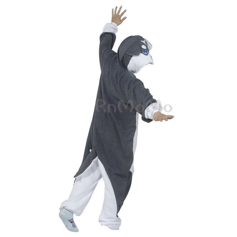 Pyjama Cosplay Chien Husky Unisexe - Costume Adulte Flanelle Douce