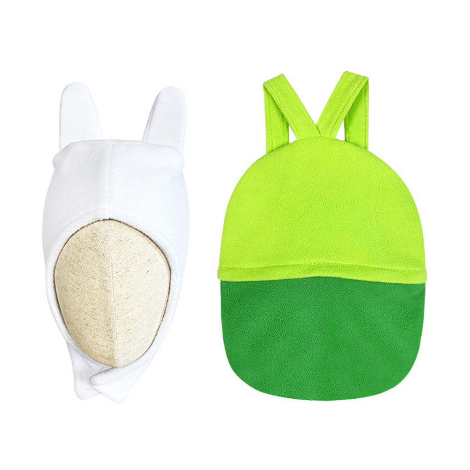 Adventure time finn hat backpack set bag jake costume cap etsy
