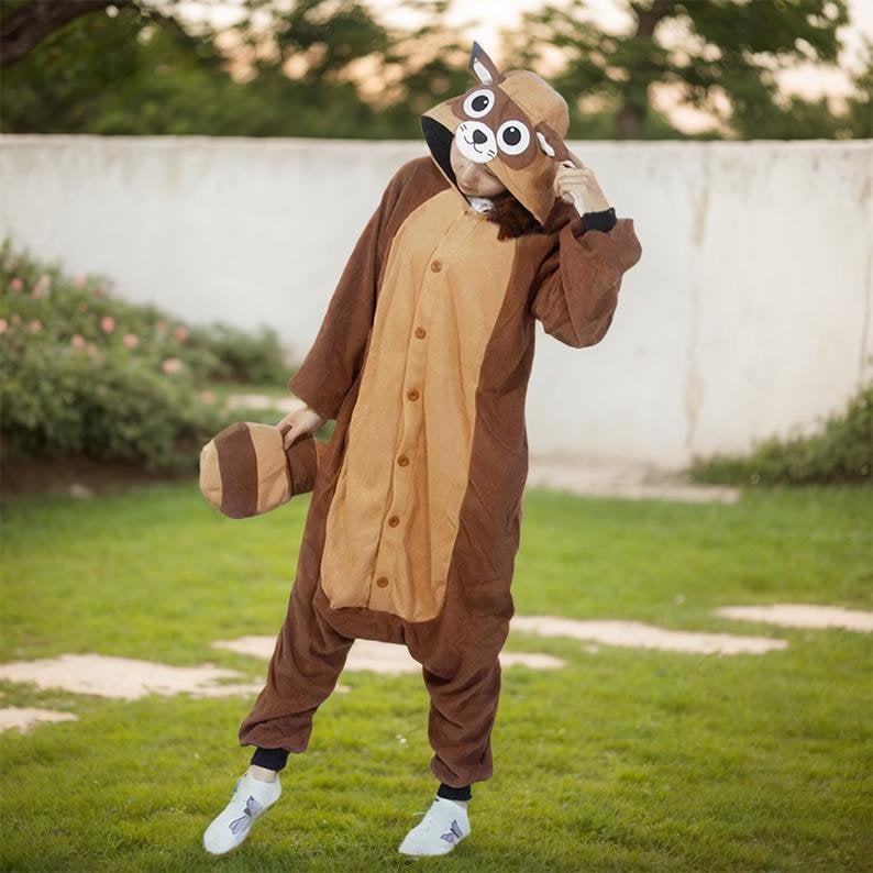 Raccoon Pajamas Etsy Canada