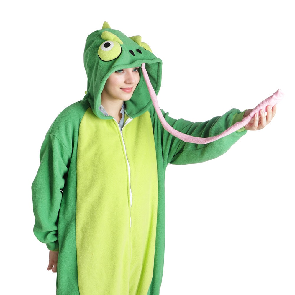 Tuta Cosplay Serpente Unisex: Body Tinta Unita Elastico Per Halloween!