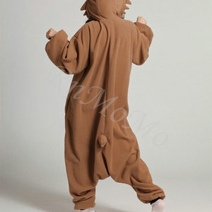 KIGURUMI Cosplay Romper Charactor animal Hooded PJS Pajamas Pyjamas Xmas gift Adult Costume sloth outfit Sleepwear pedobear image 3