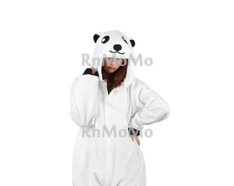 KIGURUMI Cosplay Romper Charactor animal Hooded PJS Pajamas Pyjamas Xmas gift Adult  Costume sloth  outfit Sleepwear  polar bear