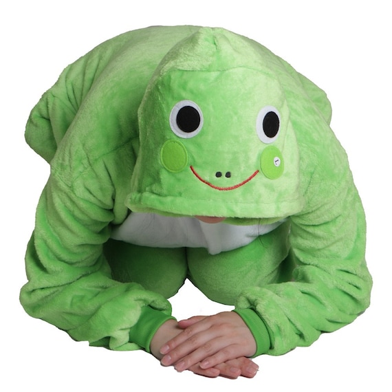 Cute Green Frog Unisex Adult Anime Kigurumi Pajamas Cosplay Costume ADULT ONESIE Etsy UK