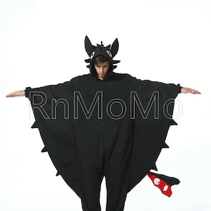 Lovers Cosplay Romper Charactor animal Hooded Nightclothes Pajamas Pyjamas Costume outfit Sleepwear dargon image 6