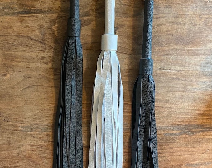 Queen's Gambit Inspired Leather Flogger
