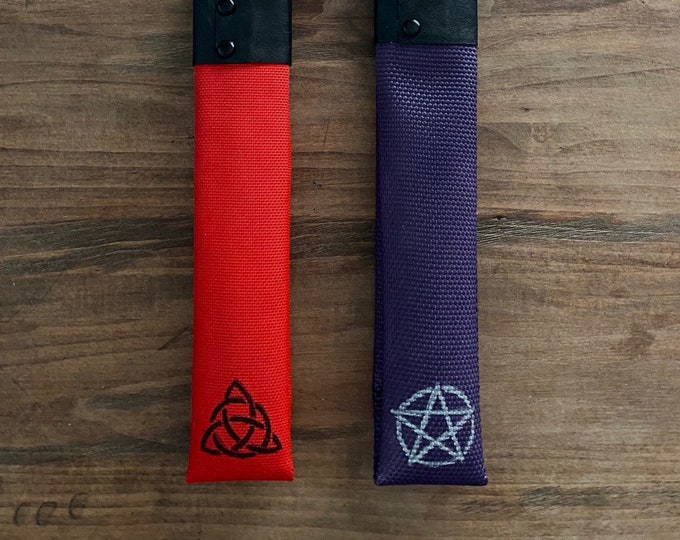 Red Triquatra or Purple Pentagram Weighted (the Original Shot Loaded) Fire Hose Paddle