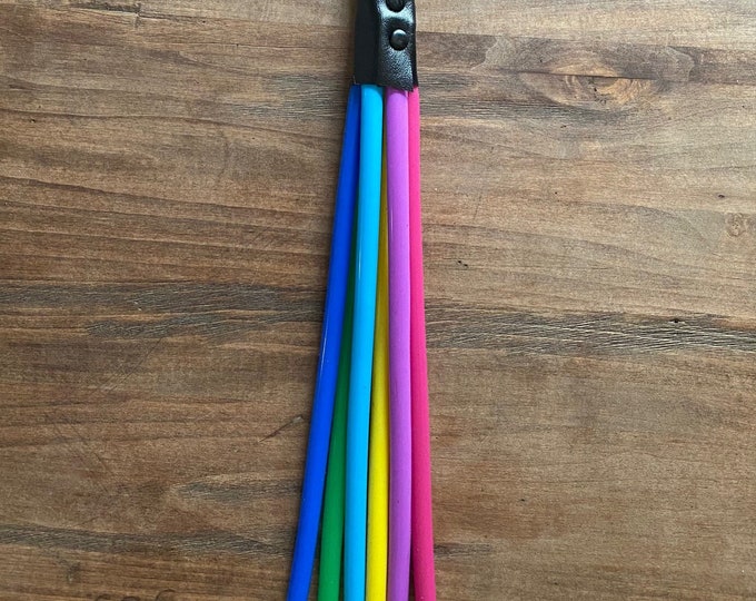 Silicone Rainbow Flogger