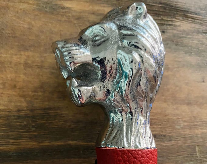 Red Leather Lion Flogger