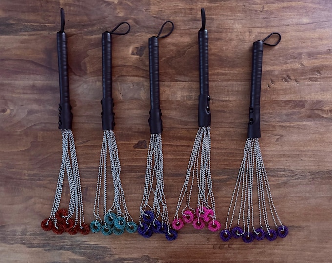 Spiky Ring Ball Chain Flogger