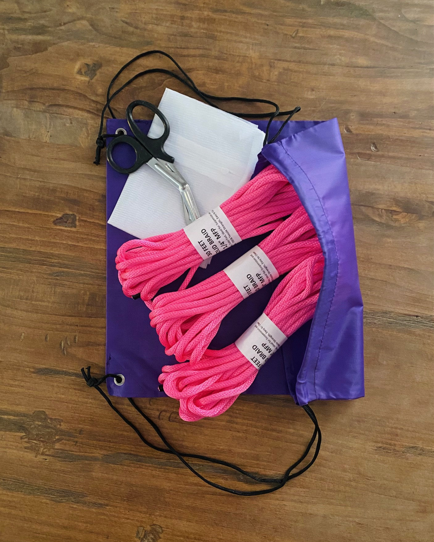 rope-kit-with-3-hanks-of-solid-braid-mfp-safety-shears-laundering-bag