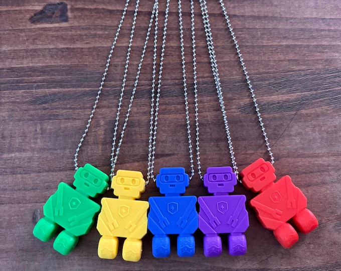 Colorful Silicone Robot & Ball Chain Flogger