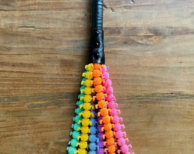 Ball Caterpillar Pastel Rainbow Flogger