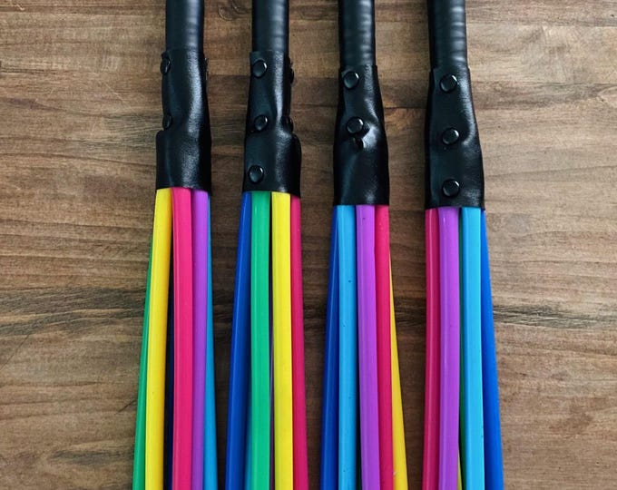 Silicone Flogger w Rainbow Falls