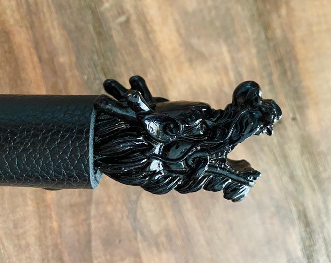 Dragon Flogger with Purple Leather Falls