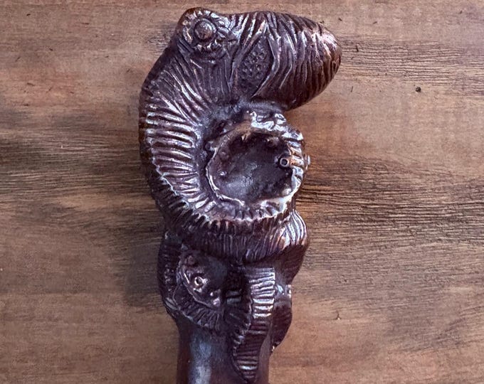 Black & Purple Leather Kraken Flogger