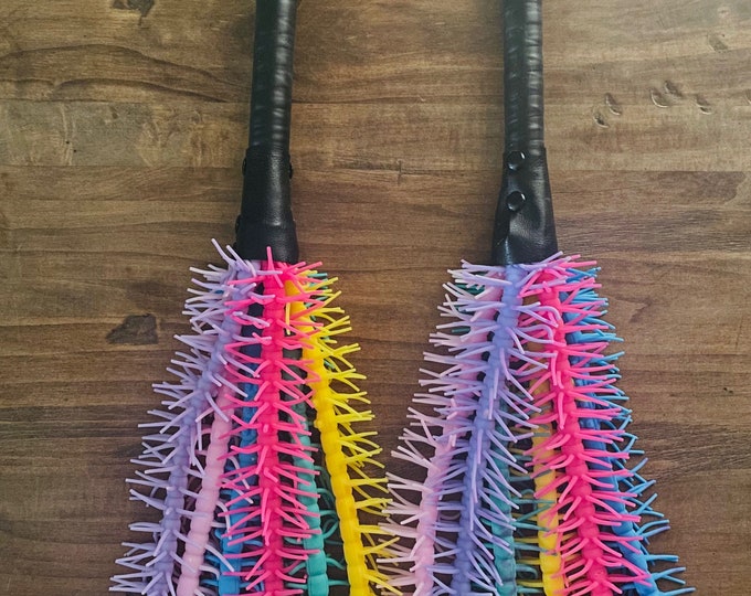 Silly Silicone Tickling Rainbow Flogger