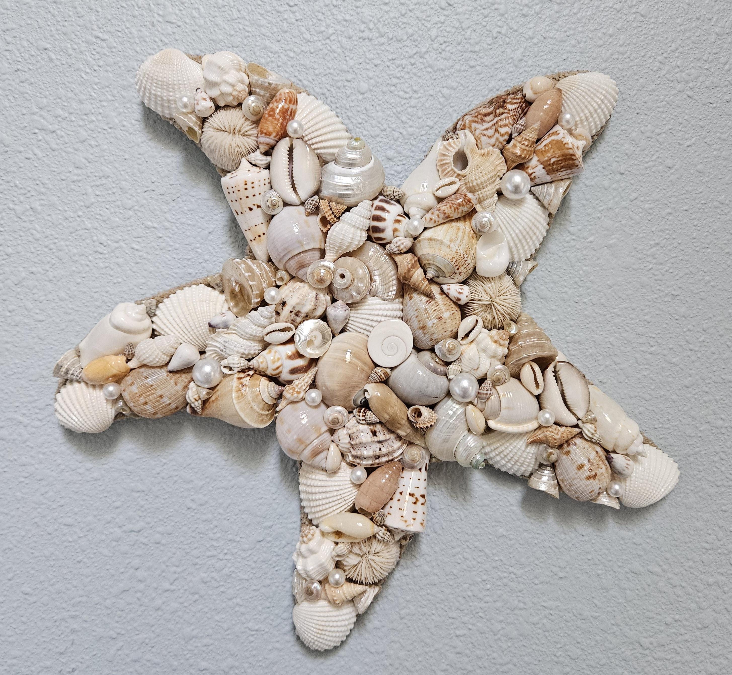 Seashell Starfish - Starfish Wall Art - Seashell Starfish - Beach Decor - Nautical Decor