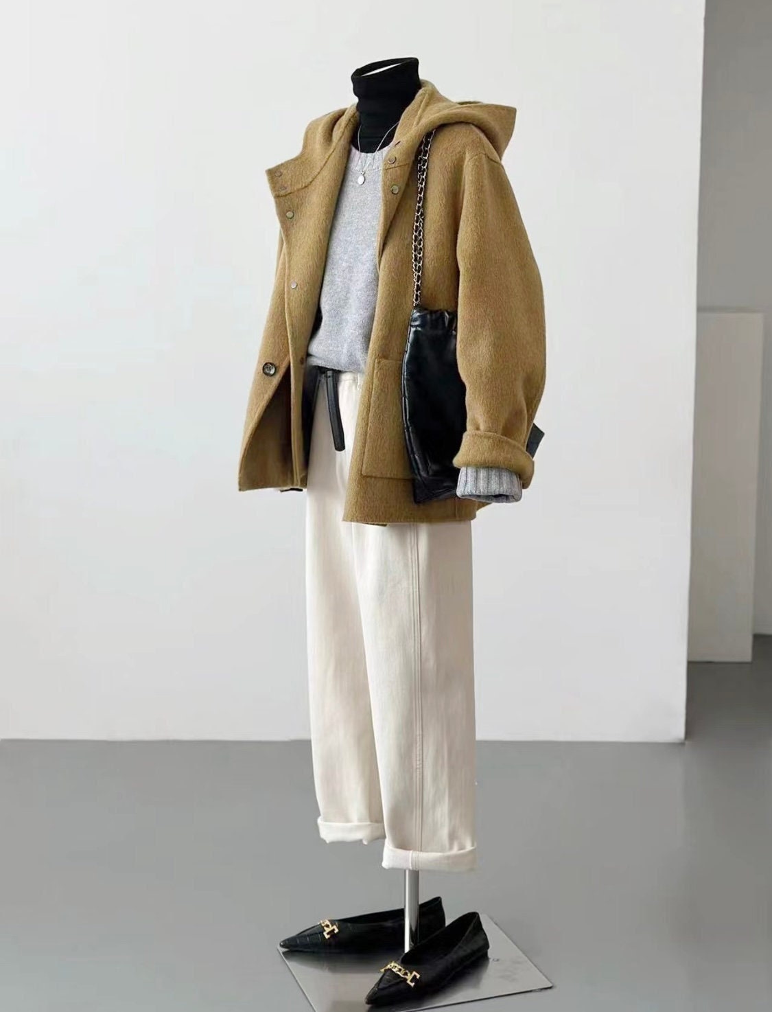 Short casual coat top