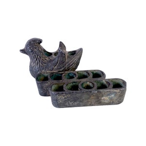 Vintage Japanese Ikebana Bird Flower Frog