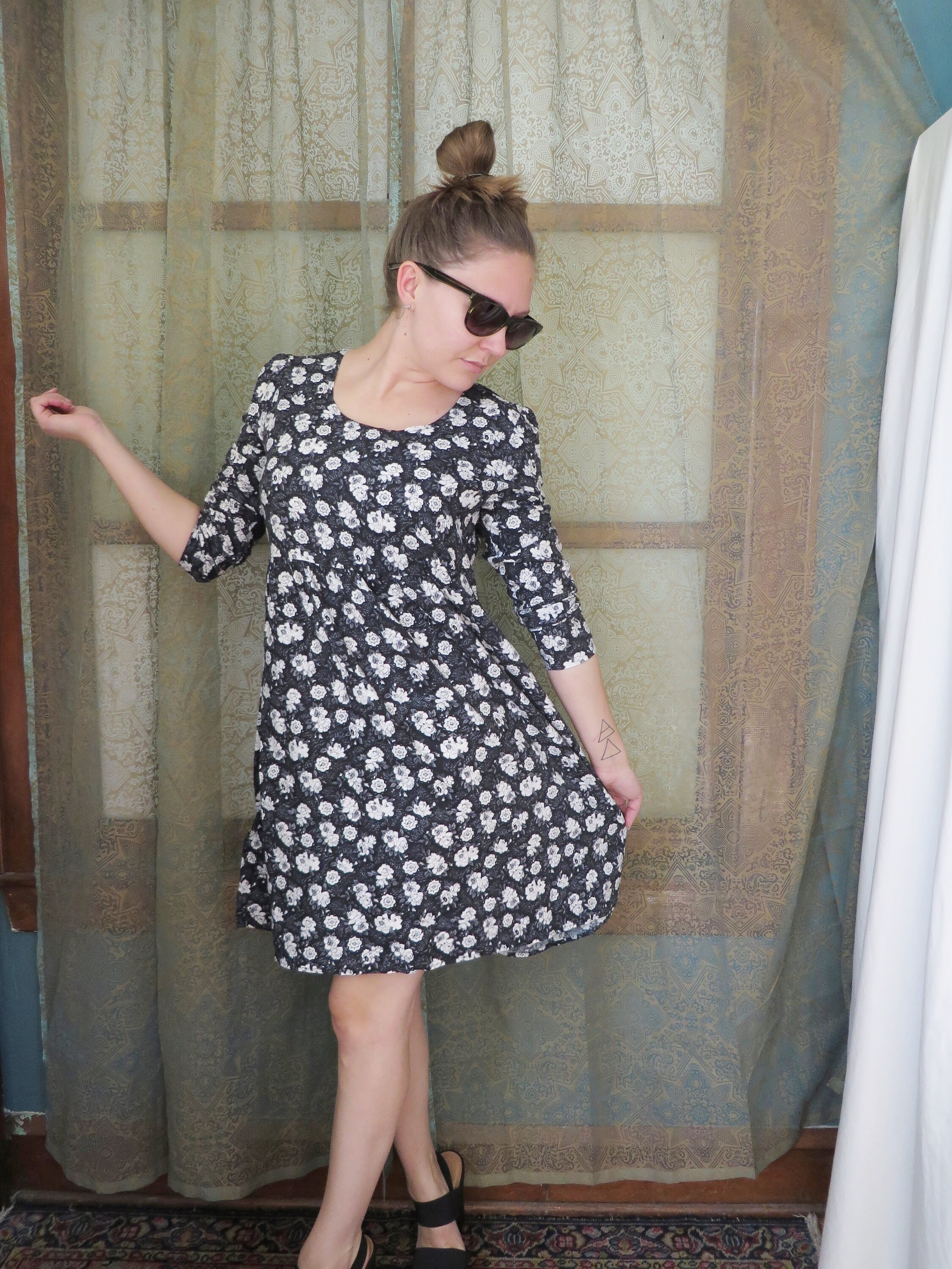 shirtwaist midi dress